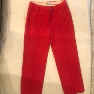 Jcrew cropped wool dress pants.